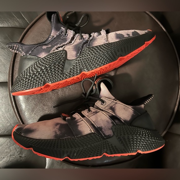 adidas Prophere Bleached Black Solar Red size 10 - Picture 8 of 13